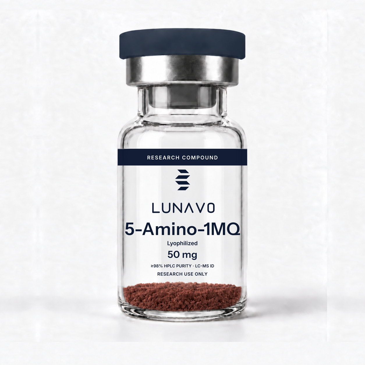 5-Amino-1MQ vial 50 mg, uso exclusivo en investigación