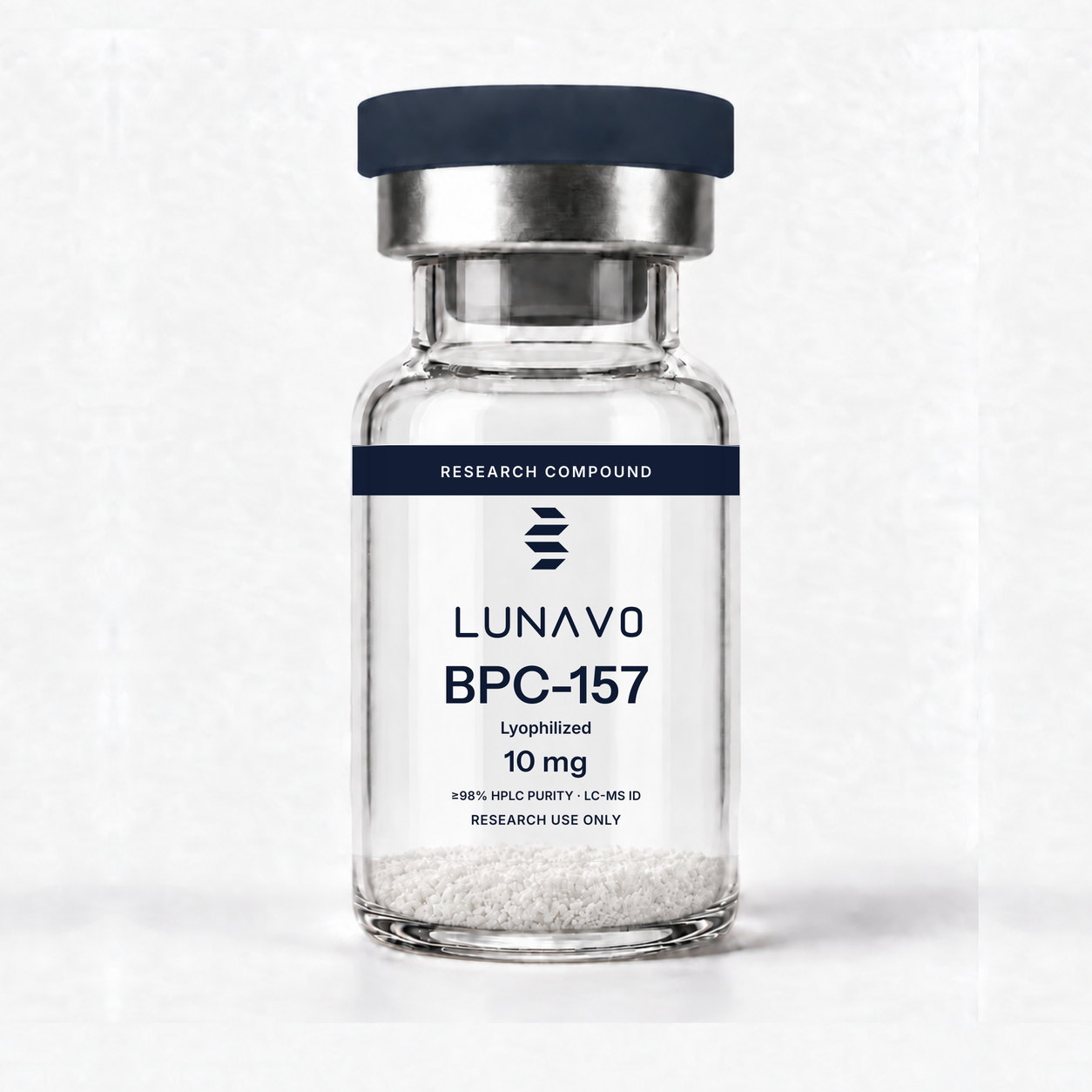 BPC-157 vial 5 mg, uso exclusivo en investigación