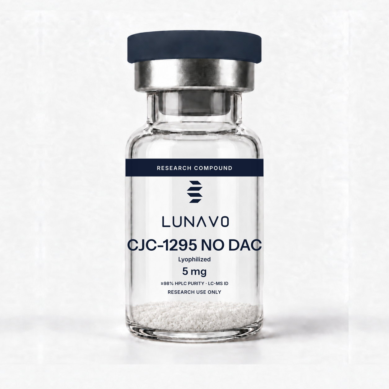 CJC-1295 sin DAC vial 5 mg, uso exclusivo en investigaci&oacute;n