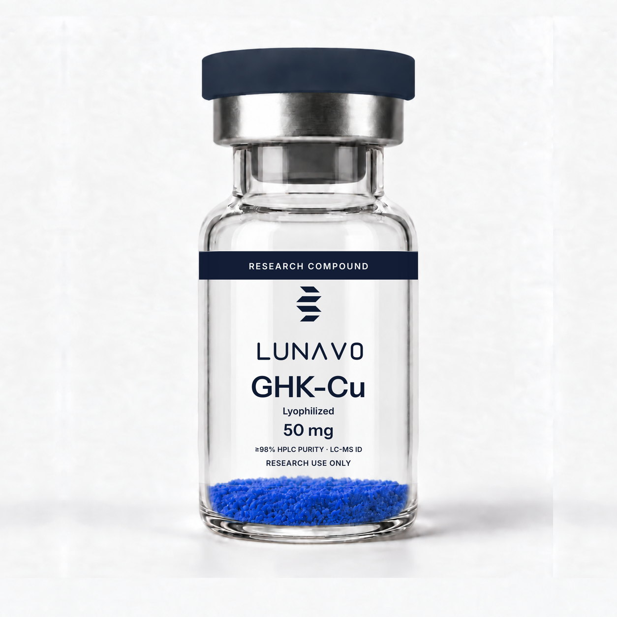 GHK-Cu vial 50 mg, uso exclusivo en investigaci&oacute;n