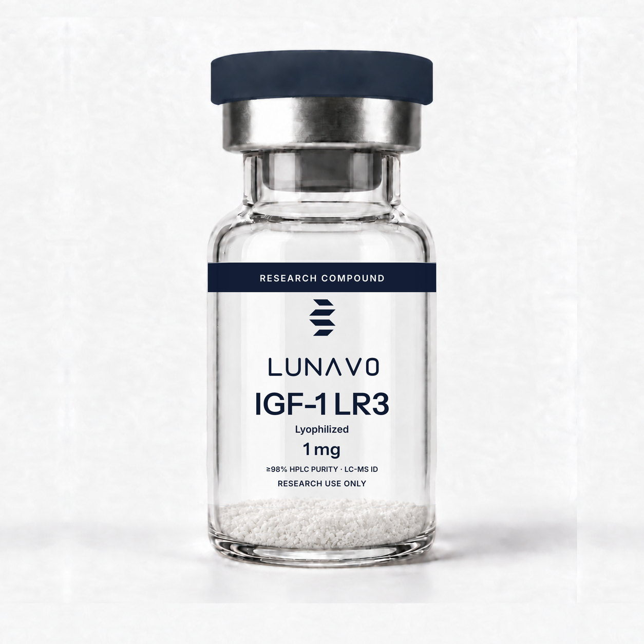 IGF-1 LR3 vial 1 mg, uso exclusivo en investigaci&oacute;n