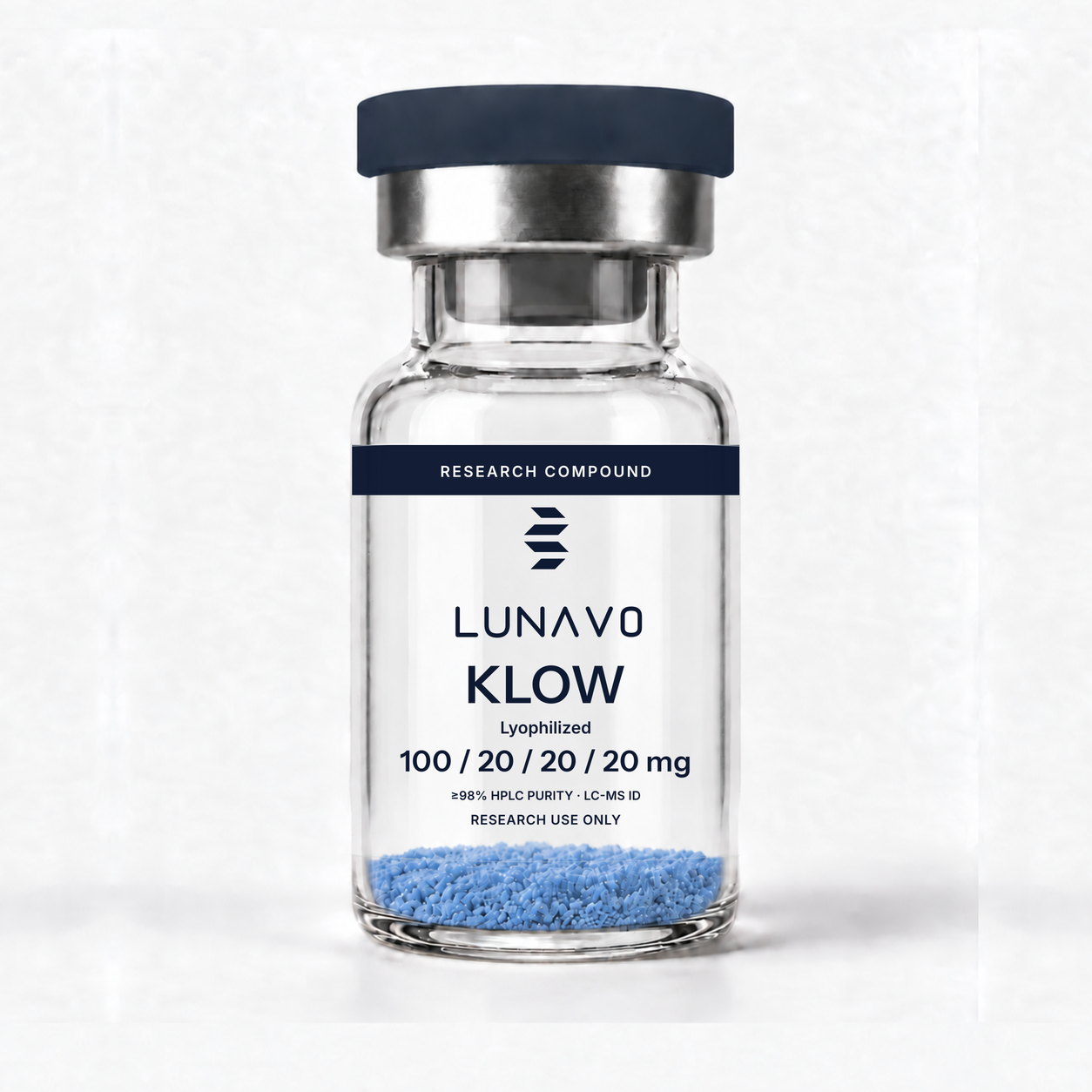 KLOW vial 100/20/20/20 mg, uso exclusivo en investigaci&oacute;n