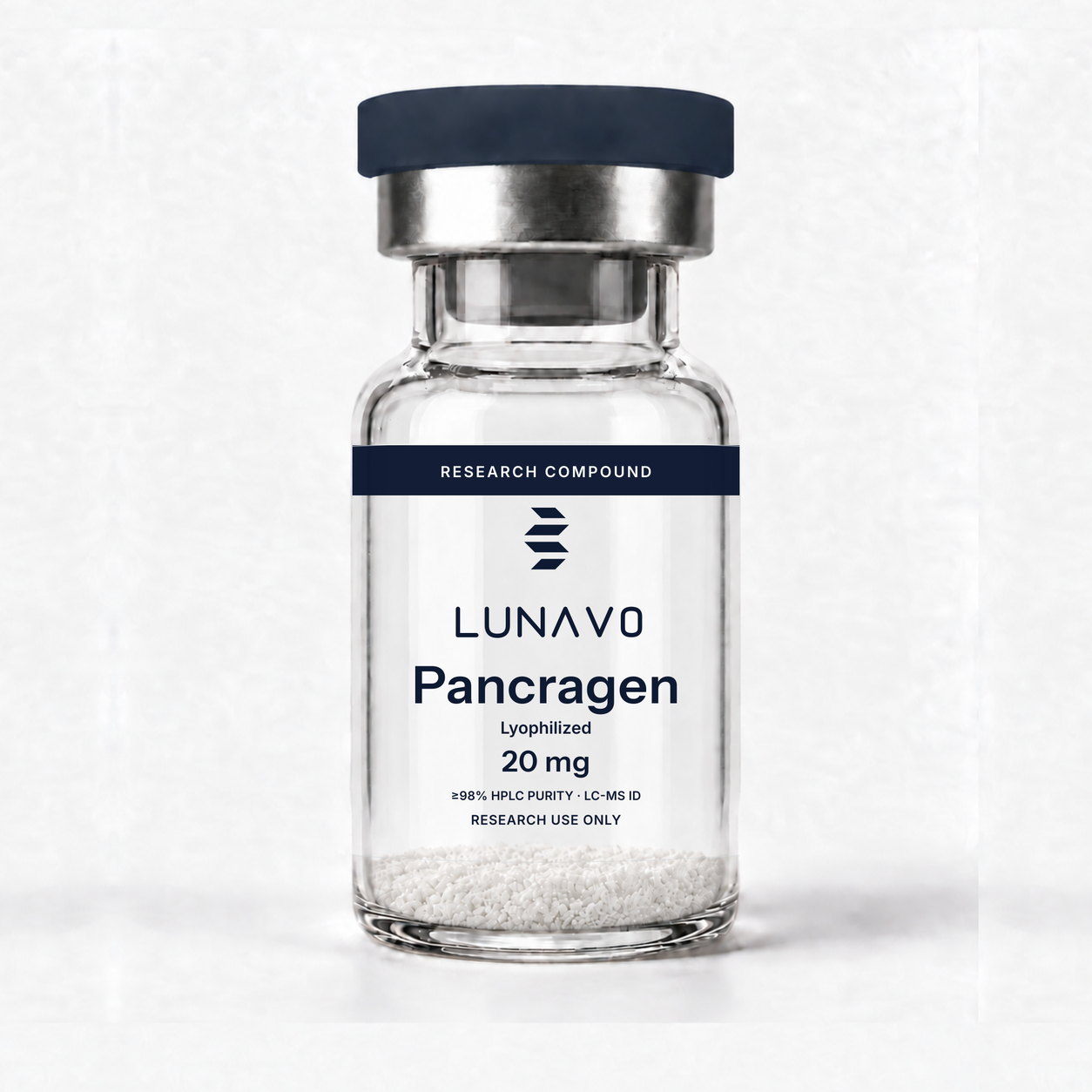 Pancragen vial 20 mg, uso exclusivo en investigación