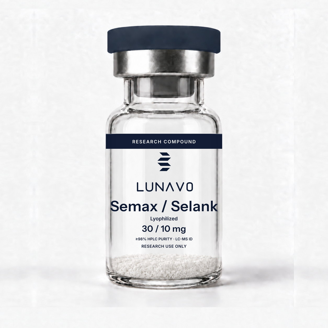 Semax / Selank vial 30 / 10 mg, uso exclusivo en investigaci&oacute;n